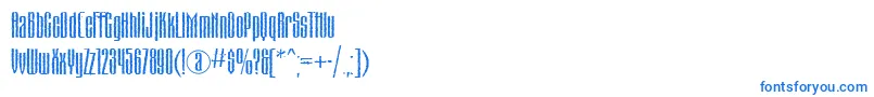 Weitere Informationen zur MatterhorncttRegular-Schriftart MatterhorncttRegular-Schriftart – Blaue Schriften