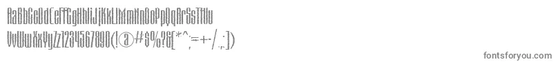 MatterhorncttRegular Font – Gray Fonts on White Background