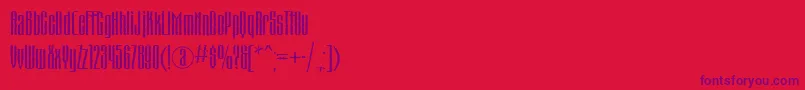 fuente MatterhorncttRegular – Fuentes Moradas Sobre Fondo Rojo