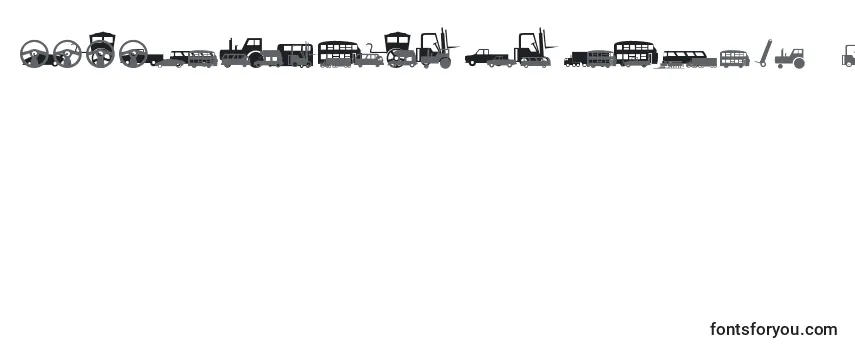 Обзор шрифта Transportation