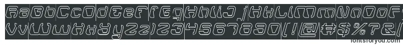 ElectroMagnetHollowInverse Font – OTF Fonts