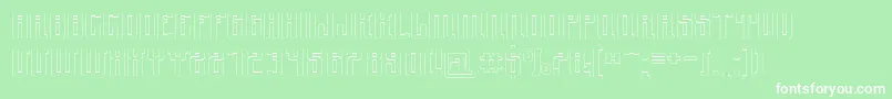 Ynduout Font – White Fonts on Green Background