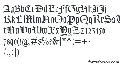 Lohengrin font – gothic Fonts