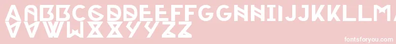 PorticaRegularTypeface Font – White Fonts on Pink Background