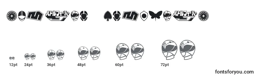 Sentai30Dingbats Font Sizes