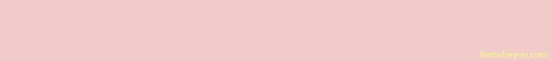 Modern438heavyRegular-Schriftart – Gelbe Schriften auf rosa Hintergrund