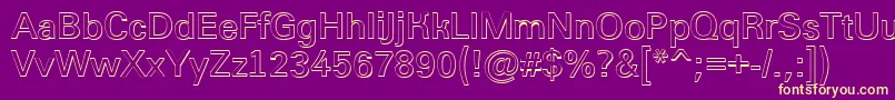 More about AGroticshBold Font AGroticshBold Font – Yellow Fonts on Purple Background