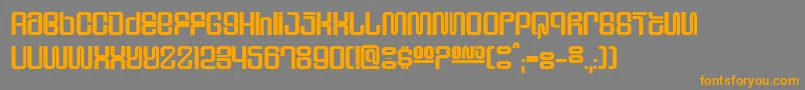 SupervixenHoneyedOut Font – Orange Fonts on Gray Background