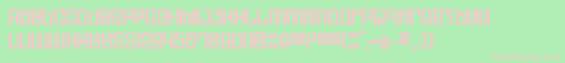 SupervixenHoneyedOut Font – Pink Fonts on Green Background