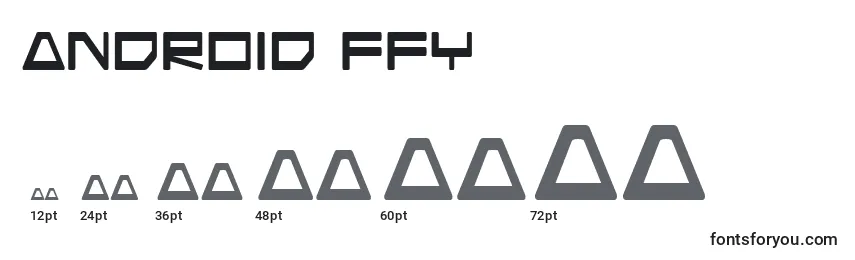 Размеры шрифта Android ffy
