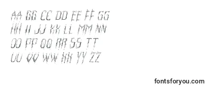 Horroroidlightital Font