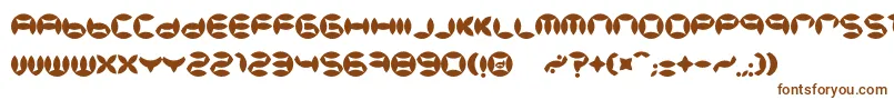 Шрифт BdBeans – коричневые шрифты