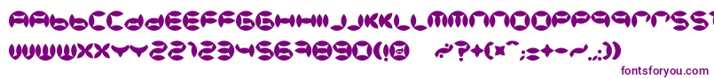 BdBeans Font – Purple Fonts on White Background