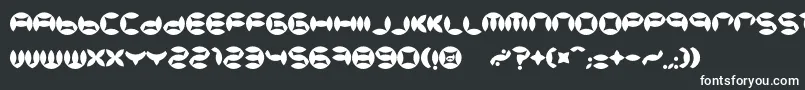 BdBeans Font – White Fonts on Black Background