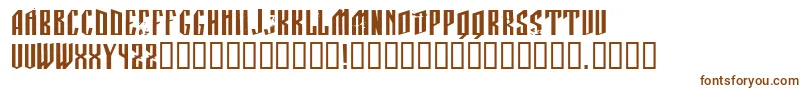 Manastirka Font – Brown Fonts on White Background