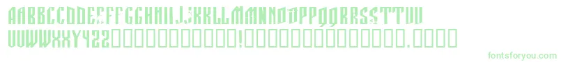 Manastirka Font – Green Fonts on White Background