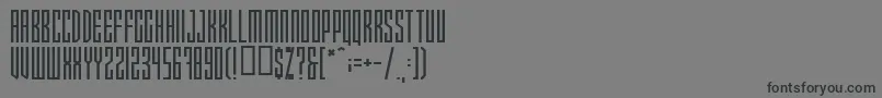 X Rayted Font – Black Fonts on Gray Background