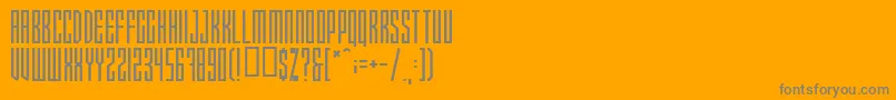 More about X Rayted Font X Rayted Font – Gray Fonts on Orange Background