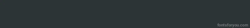 GenericonsRegularWebfont-fontti – harmaat kirjasimet mustalla taustalla