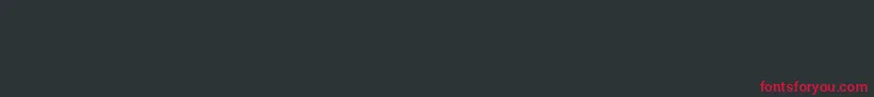 GenericonsRegularWebfont Font – Red Fonts on Black Background
