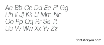 FormularandomLightItalic Font