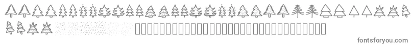 Weitere Informationen zur Christmastrees-Schriftart Christmastrees-Schriftart – Graue Schriften