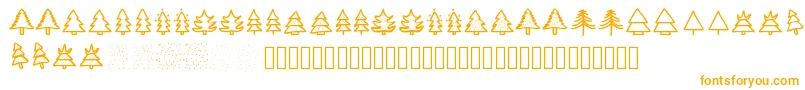 Christmastrees Font – Orange Fonts