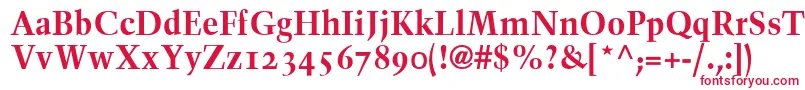 TrumpMediaevalBoldOldStyleFigures Font – Red Fonts