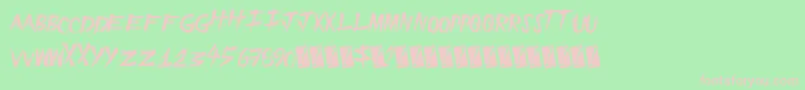 Epicslash Font – Pink Fonts on Green Background