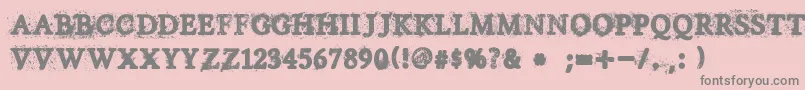More about House Of Horror Font House Of Horror Font – Gray Fonts on Pink Background