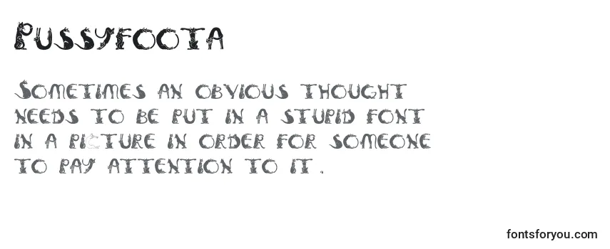 Pussyfoota Font