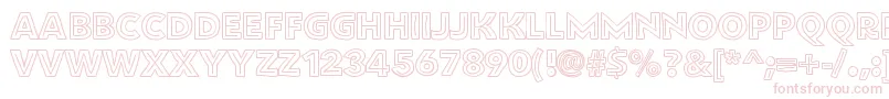 Flatbreadinline Font – Pink Fonts