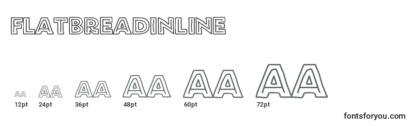 Flatbreadinline Font Sizes