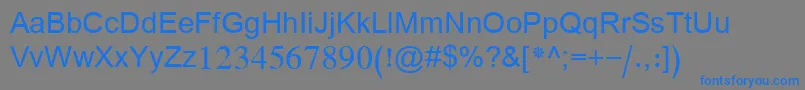 SimplifiedArabic Font – Blue Fonts on Gray Background