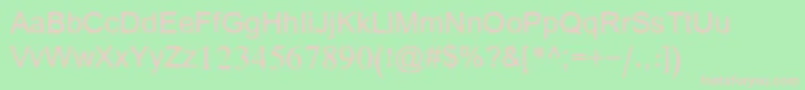 SimplifiedArabic Font – Pink Fonts on Green Background