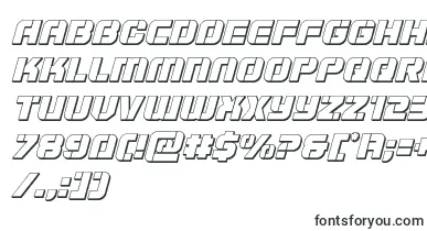  Supersubmarine3Dital font