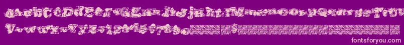 Southernriots Font – Pink Fonts on Purple Background