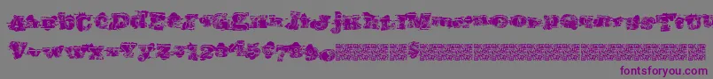 Southernriots Font – Purple Fonts on Gray Background