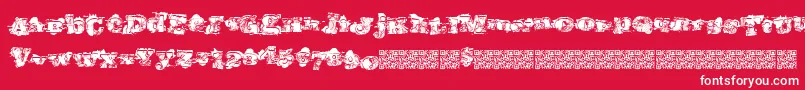 Southernriots Font – White Fonts on Red Background