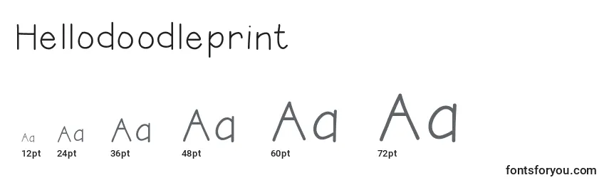 Hellodoodleprint Font Sizes