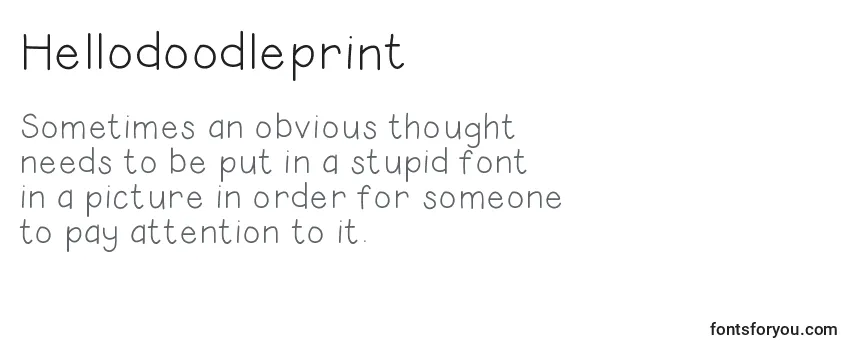 Hellodoodleprint Font