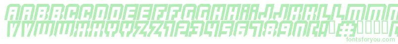 Quicksilver-Schriftart – Grüne Schriften