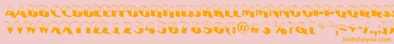 More about AJasperttlbwdn Font AJasperttlbwdn Font – Orange Fonts on Pink Background