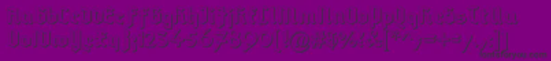 DeutschGotischShadow Font – Black Fonts on Purple Background