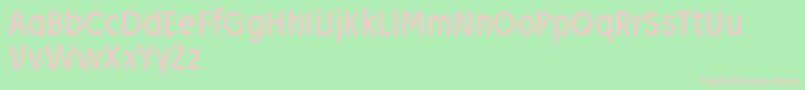 JosefReducedRegular Font – Pink Fonts on Green Background