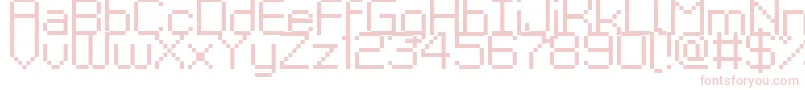 Kyrou9Regular-fontti – vaaleanpunaiset fontit valkoisella taustalla