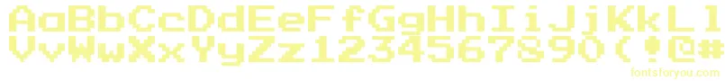 Lisätietoja PressStartK-fontista PressStartK-fontti – keltaiset fontit