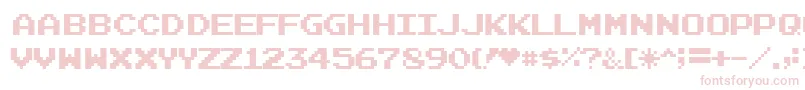 Шрифт Joystix – розовые шрифты