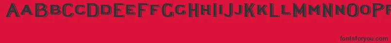 More about Lewishamshadowedwide Font Lewishamshadowedwide Font – Black Fonts on Red Background