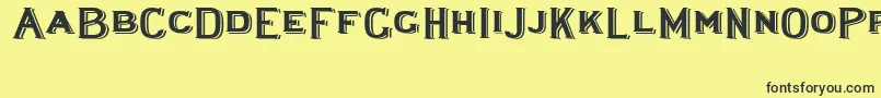 Más sobre la fuente Lewishamshadowedwide fuente Lewishamshadowedwide – Fuentes Negras Sobre Fondo Amarillo